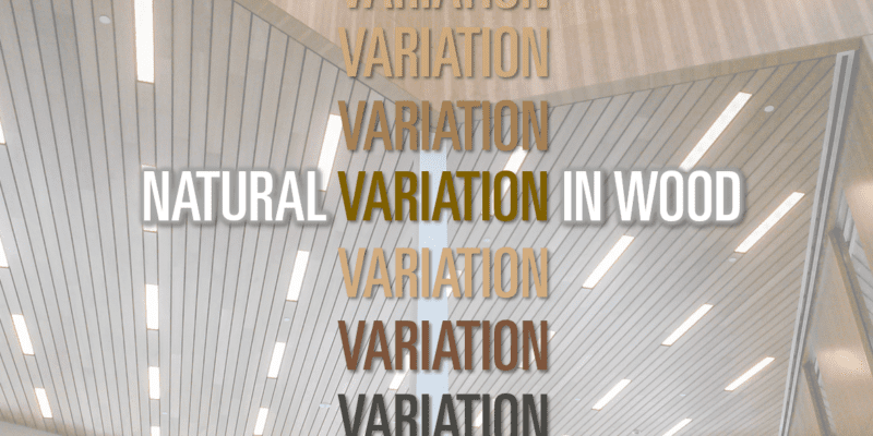 Natural Variation in Wood Products