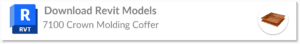 Revit Models for the 7100 Crown Molding Coffer wood ceiling product